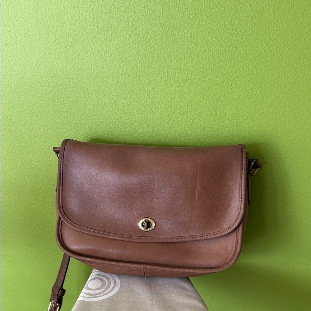 Coach Brown Leather Crossbody Bag